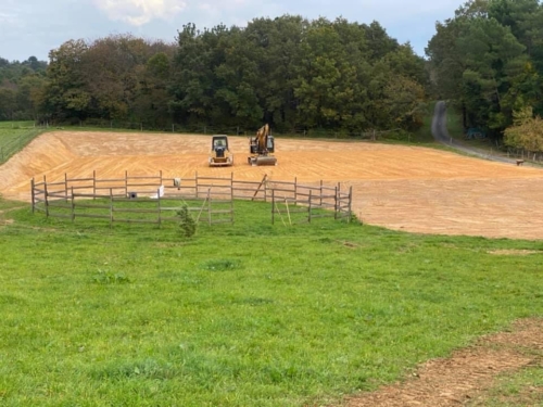 Création d'une carrière équestre
