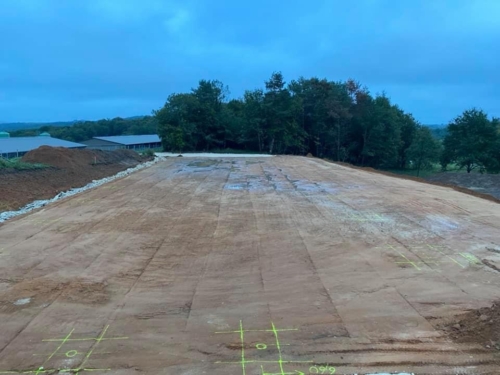 Création de plateformes pour bâtiments agricoles